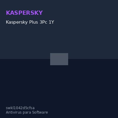 Kaspersky Plus 3Pc 1Y