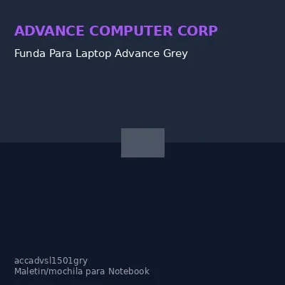 Funda Para Laptop Advance Grey