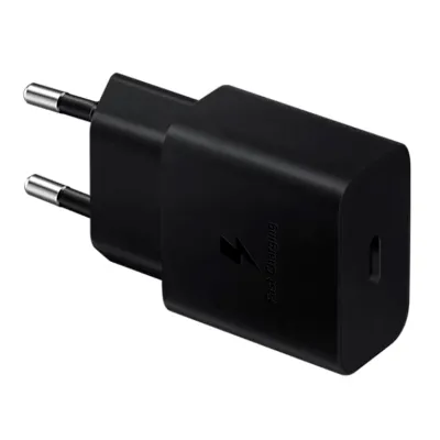 Adaptador De Corriente Samsung Travel, Hasta 25W,Interfaz Usb-C, Color Negrodisf