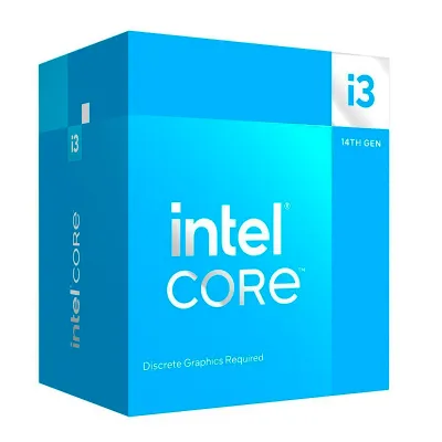 Procesador INTEL Core I3-14100F 3.50/4.70Ghz, 12 MB INTEL Smart Caché, Lga1700, 58W/1