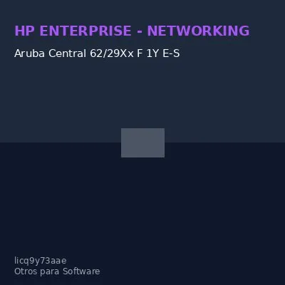 Aruba Central 62/29Xx F 1Y E-S