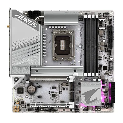 Motherboard Gigabyte Z790M Aorus Elite Ax Ice, Chipset INTEL Z790, Lga1700, MATX