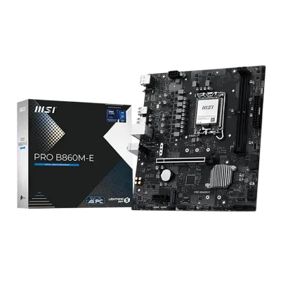 Motherboard MSI Pro B860M-E, Chipset INTEL B860, Lga1851, Hdmi, Dp, Matxsoporta