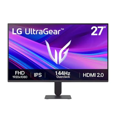 Monitor LG 27G411A-B, 27 /Fhd/Ips/144Hz/Hdmi/Dp/Usb/Headphones-Out (3-Polos, Solo Son