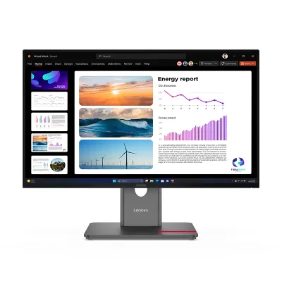 Monitor Plano Lenovo Thinkvision P24Q-40, 23.8 Qhd/Ips/Hdmi/Dp/Dp-Out/Usb-A/Usb-B/Us