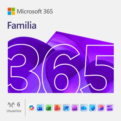 Licenciamiento Virtual (Esd) Microsoft 365 Familia (Licencia De 12 Meses / 1 A 6 Usua