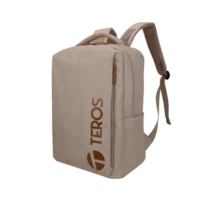 Backpack Teros City Iii Te-9046Bg, Para Notebooksde Hasta 15.6, Color Beigeelev