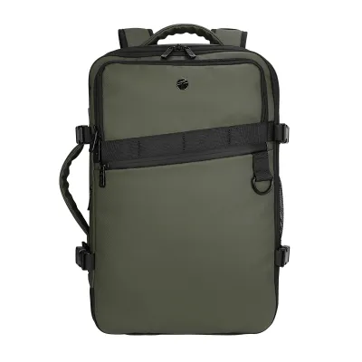 Backpack Teros City Ii Te-9040Dg, Para Notebooks De Hasta 15.6, Color Verdevers