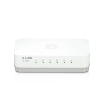 Switch D-LINK Des-1005A, 5 Puertos Rj-45 10/100 Mbps, Estándares Ieee 802.3/U/X. Pres