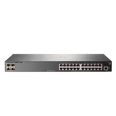 Switch Hpe Aruba 2930F, 24 Rj-45 Gbe, 4 SFP+ 1/10Gbe.capacidad Switching 128 Gbp