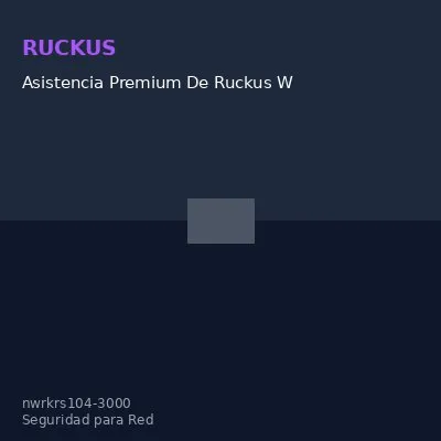 Asistencia Premium De Ruckus Wireless Partner Watchdog, 3 Años, Para Smartzone 100. @