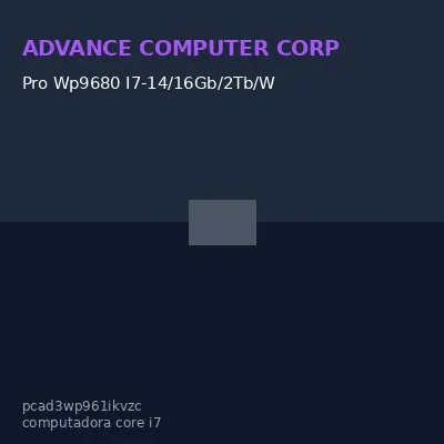 Pro Wp9680 I7-14/16Gb/2Tb/W