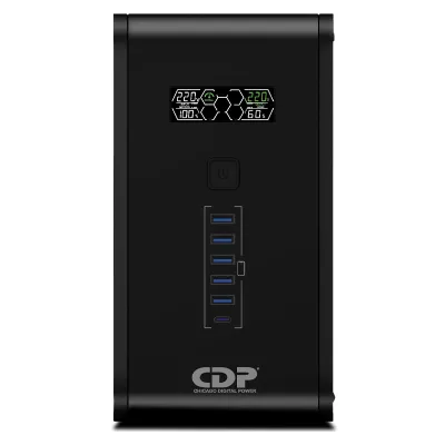 UPS Interactivo Cdp (Chicago Digital Power) R-Smart 751I, 750VA / 375Wes Un UPS