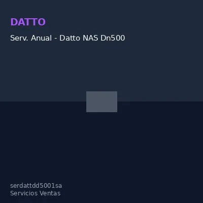 Serv. Anual - Datto NAS Dn500
