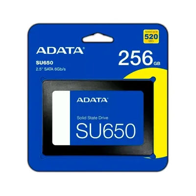 Unidad En Estado Solido (Ssd) Adata Ultimate Su650 256GB SATA 6Gb/S (Sata Iii), 2.5,