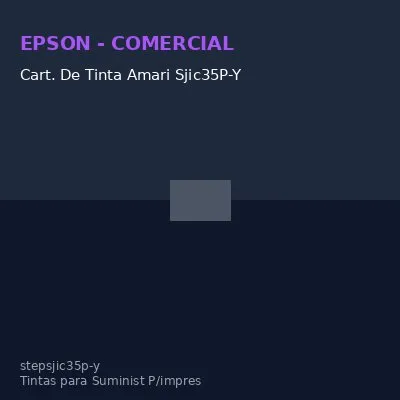 Cart. De Tinta Amari Sjic35P-Y