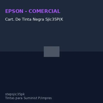 Cart. De Tinta Negra Sjic35P(K