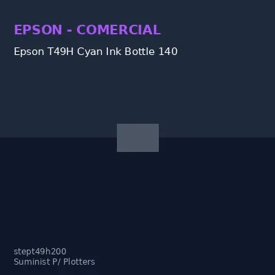 Epson T49H Cyan Ink Bottle 140