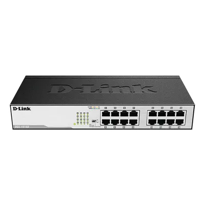 D-LINK Port Gigabit Unmanaged Switch Dgs-1016D / 16 Puertosoptimiza Tu Red Con E