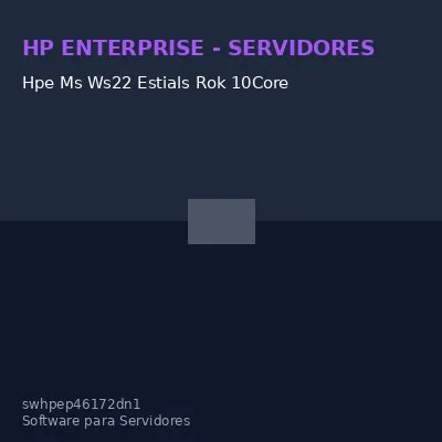 Hpe Ms Ws22 Estials Rok 10Core