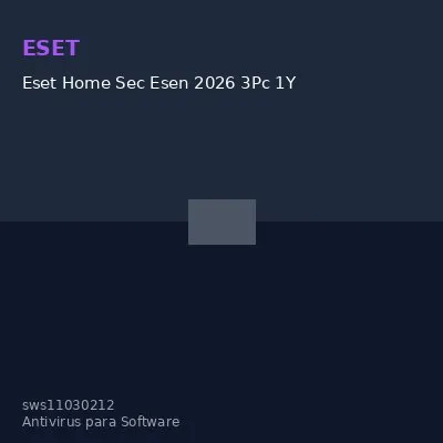 Eset Home Sec Esen 2026 3Pc 1Y