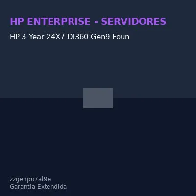 HP 3 Year 24X7 Dl360 Gen9 Foundation Care Service