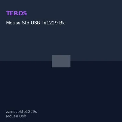 Mouse Std USB Te1229 Bk