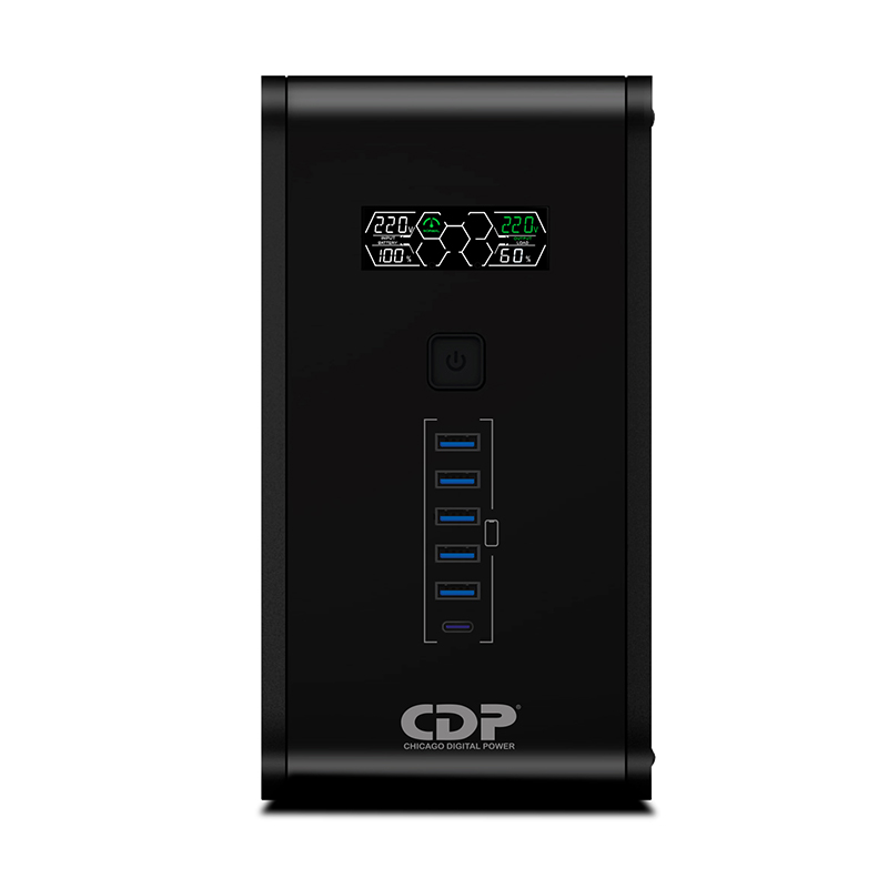 UPS Interactivo Cdp (Chicago Digital Power) R-Smart 1510I, 1500Va/900Wes Un UPS