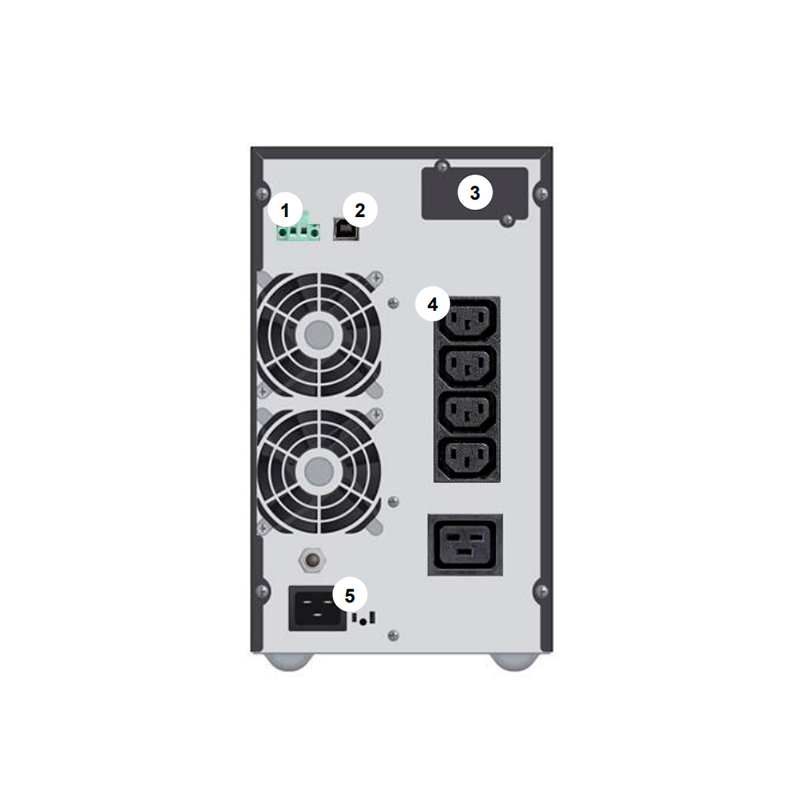 UPS Online Eaton Dx 2000I, 2Kva/1.8Kw, Doble Conversion, Torre, 4X Iec C13, USB + LCD