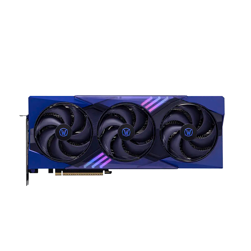 Tarjeta De Video MSI Geforce Rtx5070 12G Wow Midnight Void Edition Oc, 12 GB Gddr7, P