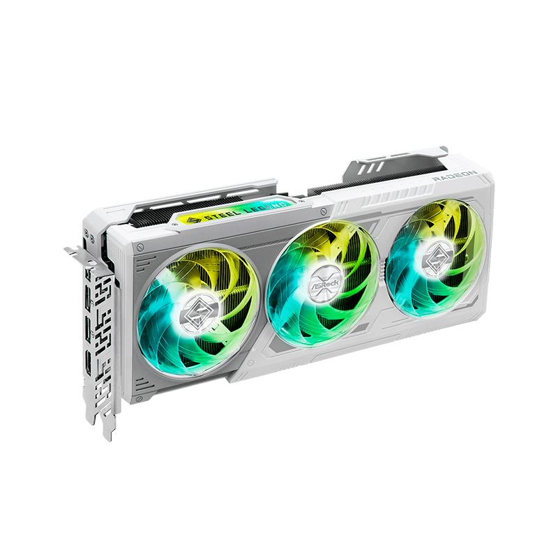 Tarjeta De Video Asrock AMD Radeon RX 9070 XT Steel Legend 16 GB , 16 GB Gddr6, PCI-E
