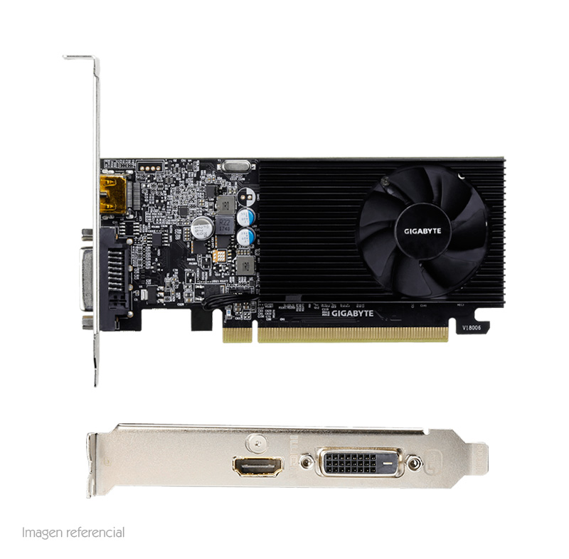 Tarjeta De Video Gigabyte NVIDIA Geforce GT 1030,2GB DDR4 64-Bit, Low Profile.pu