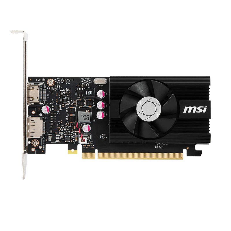 Tarjeta De Video MSI Geforce GT 1030 4Gd4 Lp Oc, 4GB Ddr4, PCI Express 3.0 X16 (X4) @