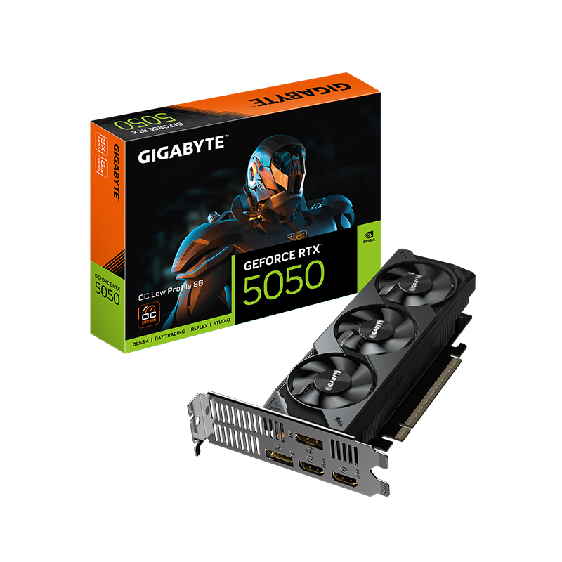 Tarjeta De Video Gigabyte Geforce RTX 5050 Oc Lowprofile 8G, 8 GB Gddr6, PCIE Gen 5.0