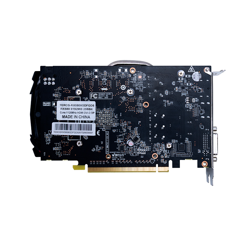 Tarjeta De Video Teros AMD Radeon RX 580 8GB Gddr5, PCI Express Gen 3.0 X16Puert