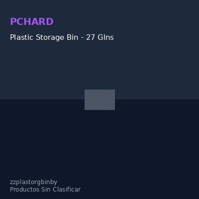 Plastic Storage Bin - 27 Glns