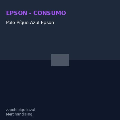 Polo Píque Azul Epson