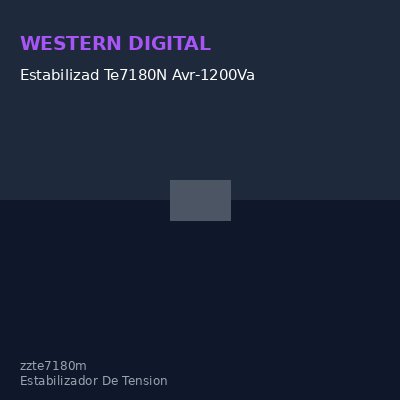Estabilizad Te7180N Avr-1200Va